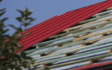 Hut Green corrugated roofing costs