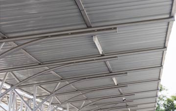 installing Hut Green metal roofing